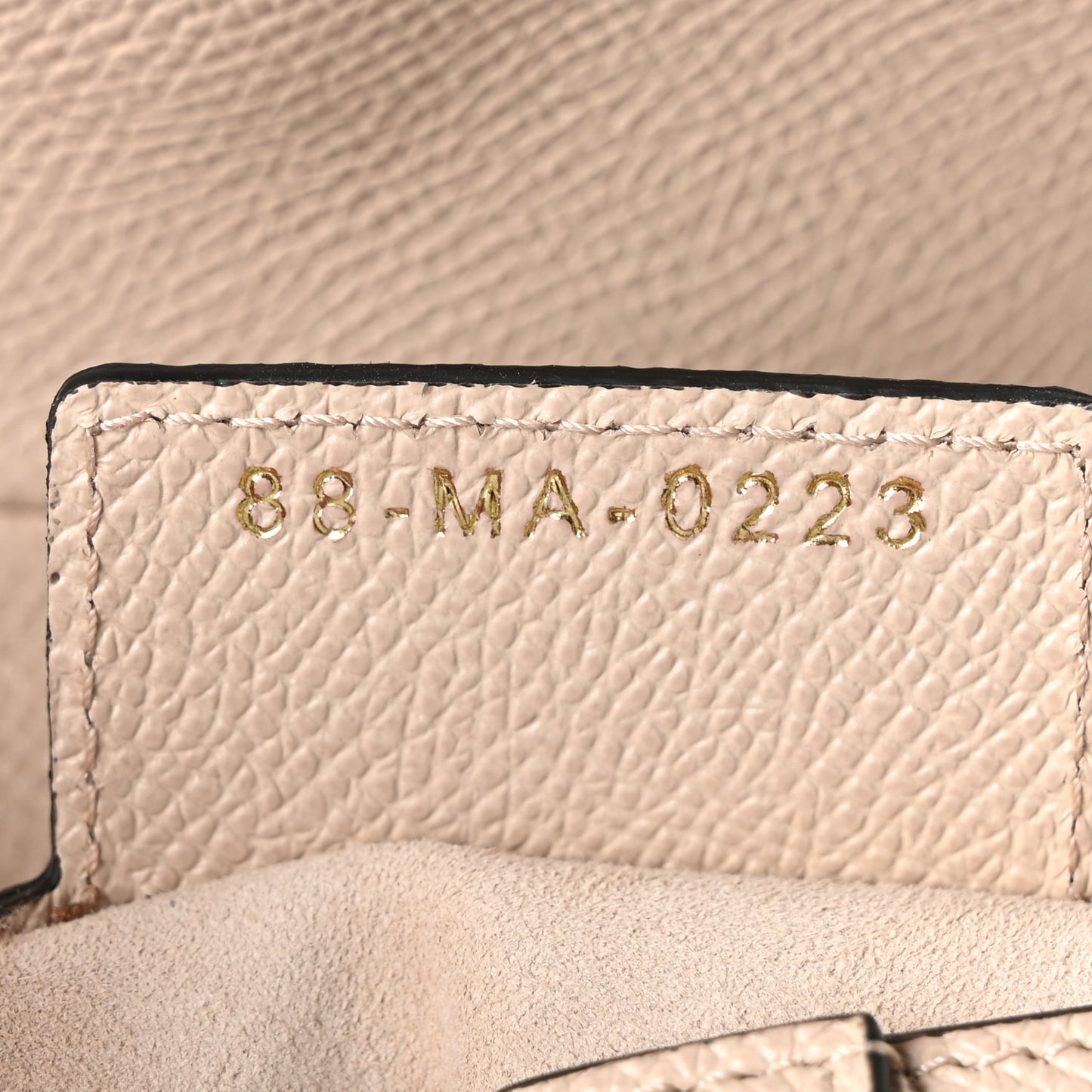 Grained Calfskin Saddle Bag With Strap Warm Taupe
