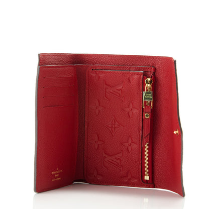 Louis Vuitton Empreinte Compact Curieuse Wallet Cherry 4 of 6