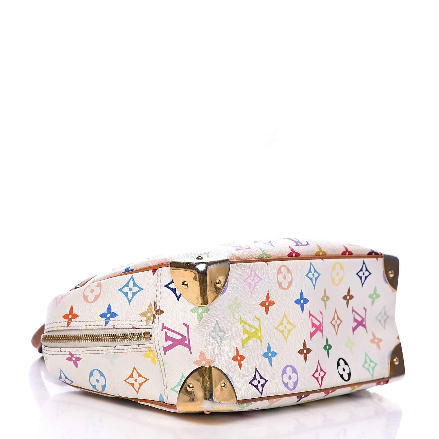 Monogram Multicolor Trouville White
