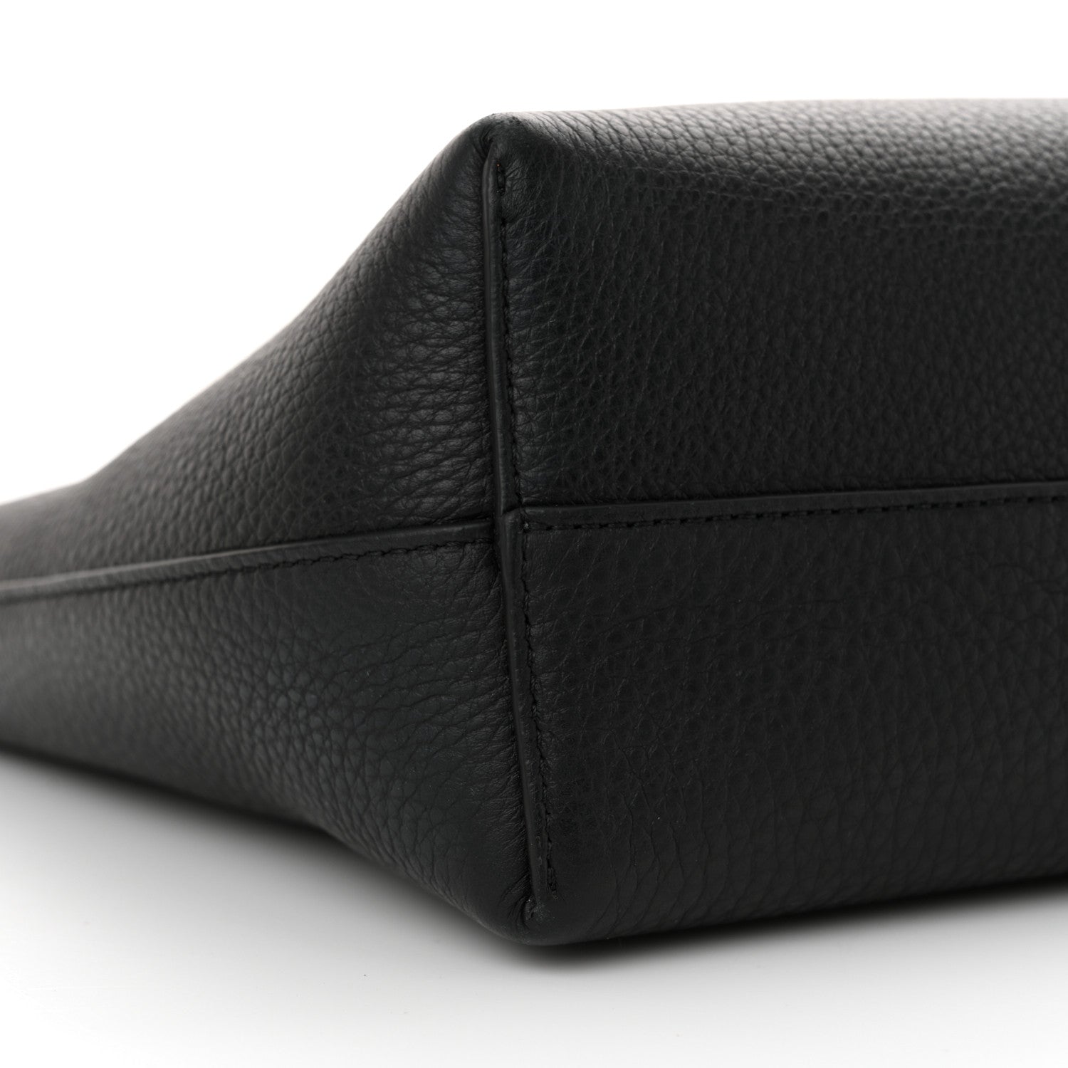 The Row Grained Calfskin Small Park Tote Black 9 of 11