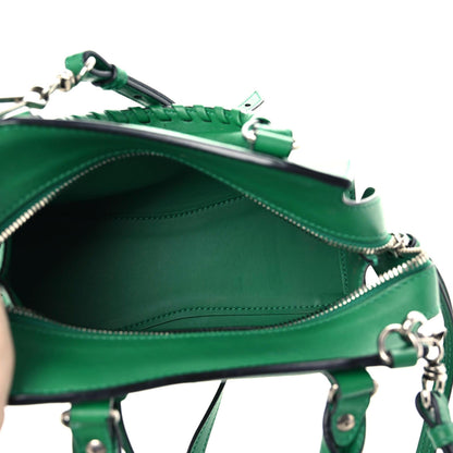 Balenciaga Smooth Calfskin Neo Classic Silver Hardware Mini City Grass Green 14 of 21