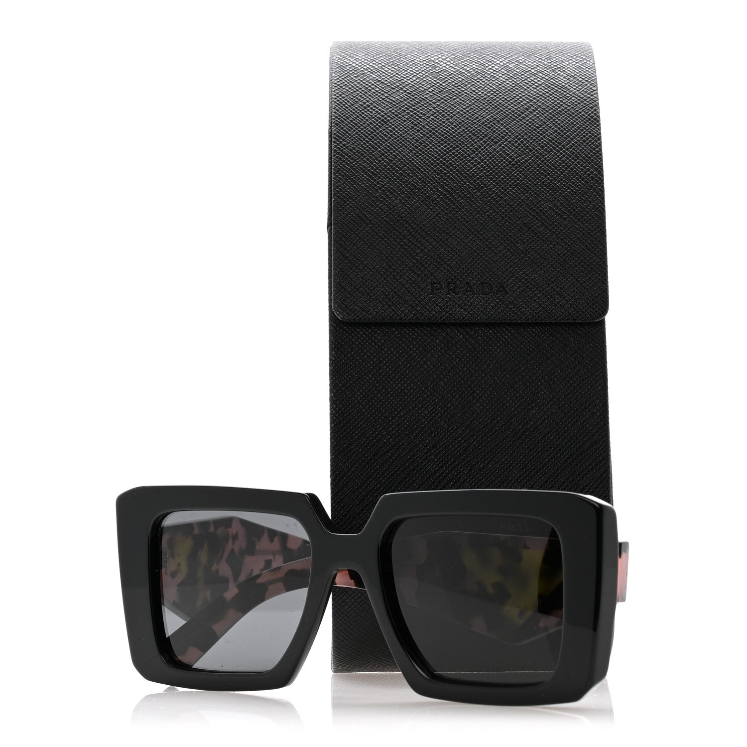 Prada Acetate Symbole Sunglasses SPR 23Y Slate Grey 1878105