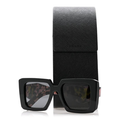 Prada Acetate Symbole Sunglasses SPR 23Y Slate Grey 8 of 8