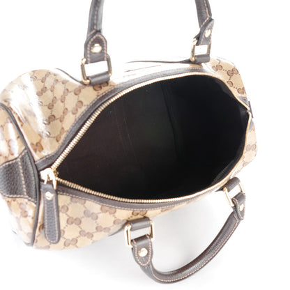 Gucci Crystal Monogram Medium Joy Boston Dark Brown 8 of 10