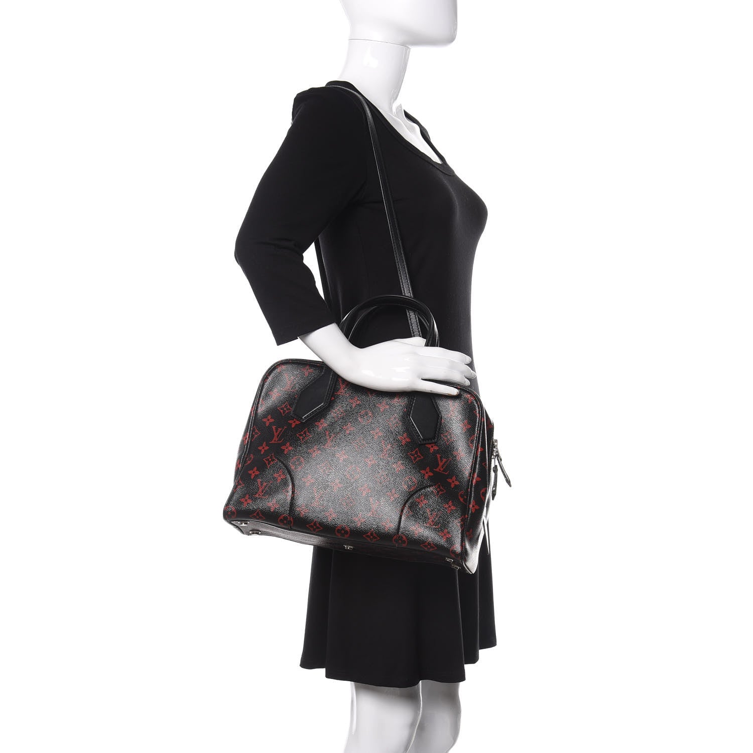 Louis Vuitton Monogram Infrarouge Dora Soft MM 2 of 11