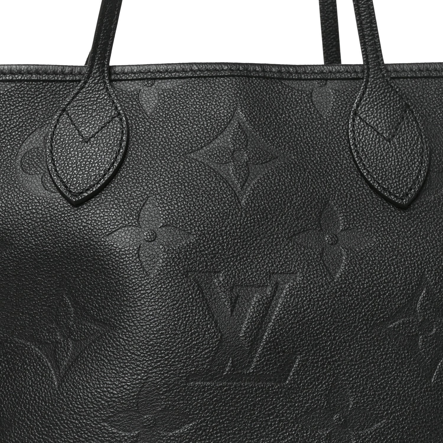Louis Vuitton Empreinte Monogram Giant Neverfull MM Black 8 of 10