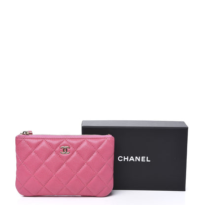 Chanel Caviar Quilted Small Cosmetic Case Pink 7 of 7