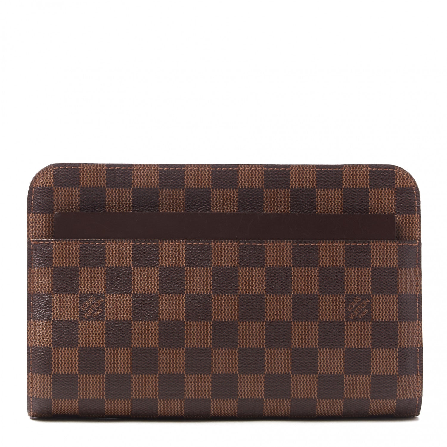 Louis Vuitton Damier Ebene Pochette Saint Louis Clutch 1 of 8