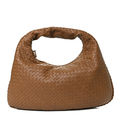 Bottega Veneta Nappa Intrecciato Large Veneta Hobo Camel 2 of 11
