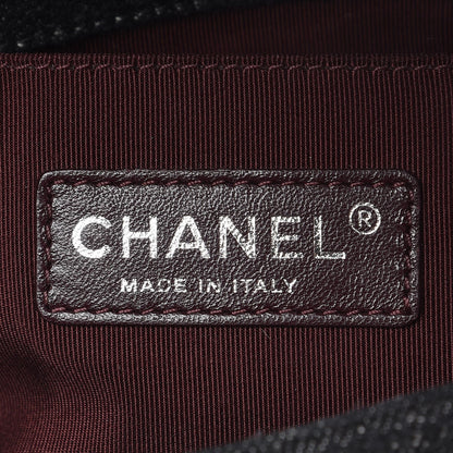 Chanel Denim Quilted Small Boy Flap Black 6 of 7