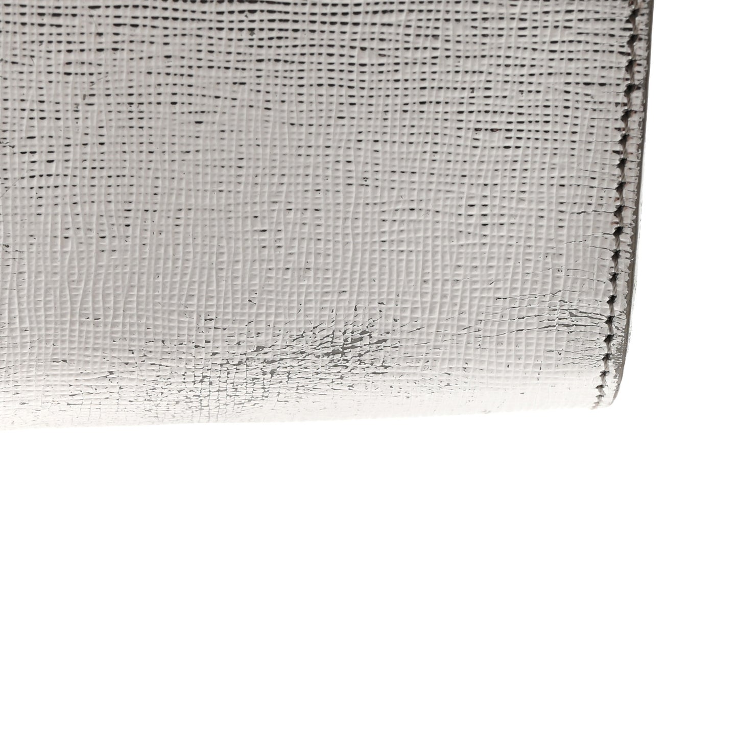 Vitello Mirror Elite Bi-Color Mini Rush Clutch Argento Champagne