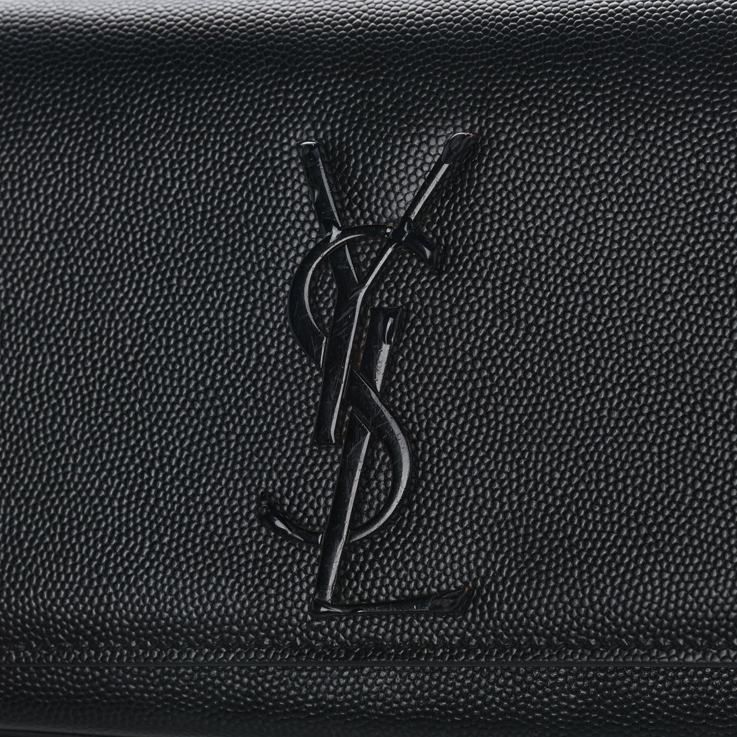 Grain De Poudre Small Monogram Kate Satchel Black