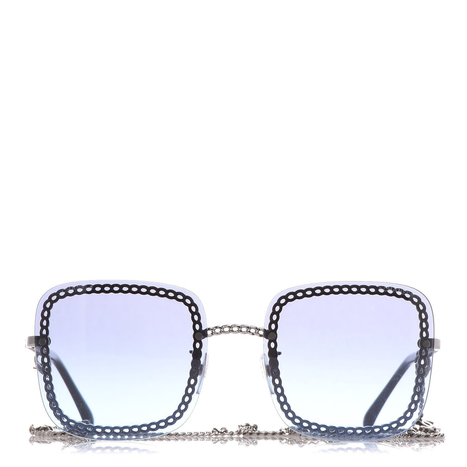Chanel Chain Square Sunglasses 4244 Blue 4 of 8