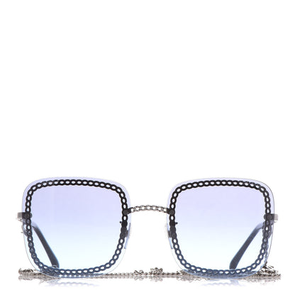 Chanel Chain Square Sunglasses 4244 Blue 4 of 8