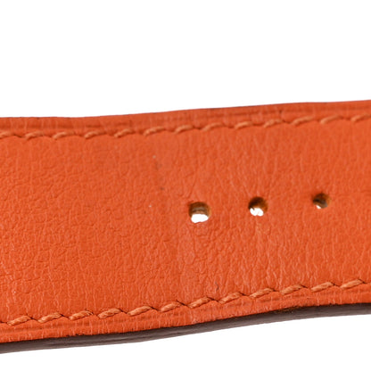 Hermes Swift 45mm Apple Watch Single Tour Band Orange 5 of 6