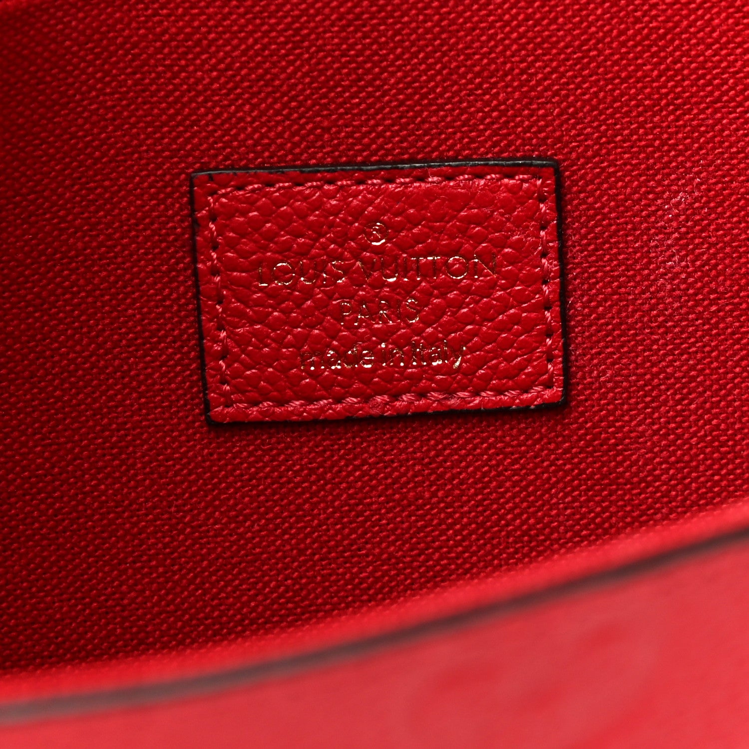 Louis Vuitton Empreinte Pochette Felicie Chain Wallet Scarlet 5 of 10