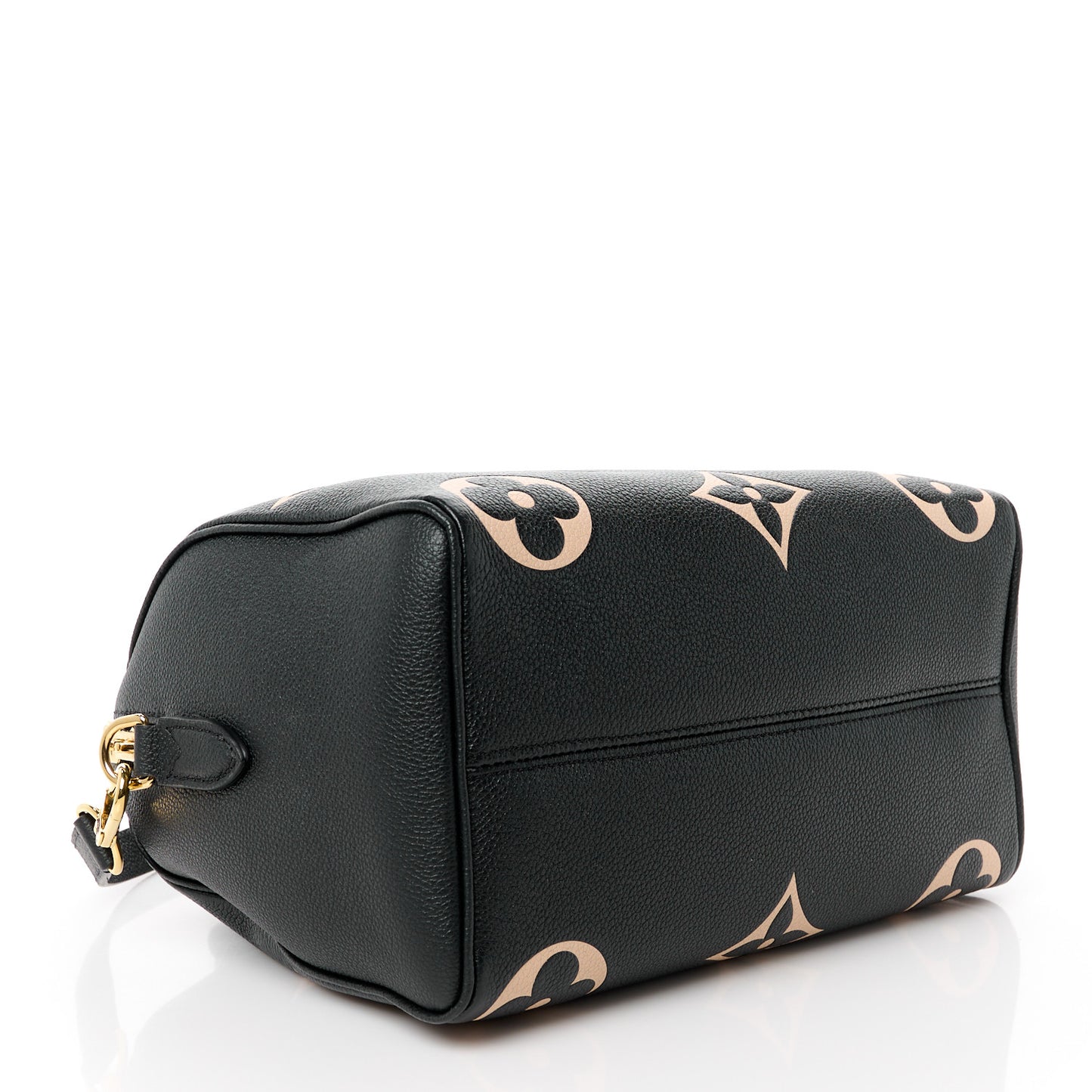 Empreinte Monogram Giant Speedy Bandouliere 25 Black Beige