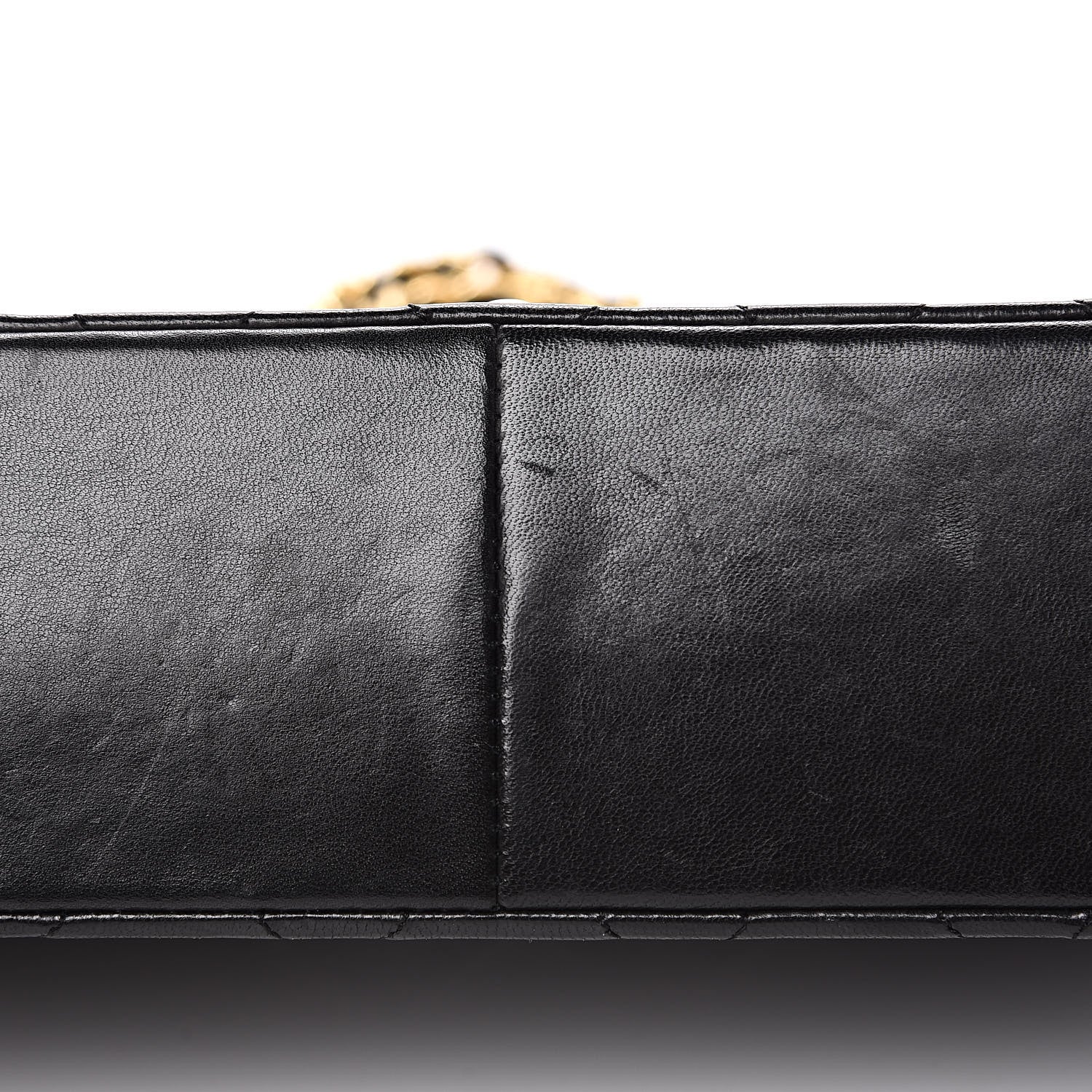 Chanel Lambskin Quilted Medium Single Flap Black 14 of 15