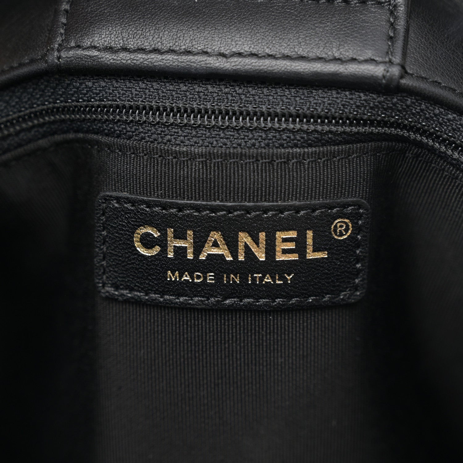 Chanel Calfskin Quilted Large Classic Shopping Tote Black 6 of 10