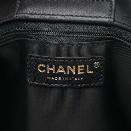Chanel Calfskin Quilted Large Classic Shopping Tote Black 6 of 10