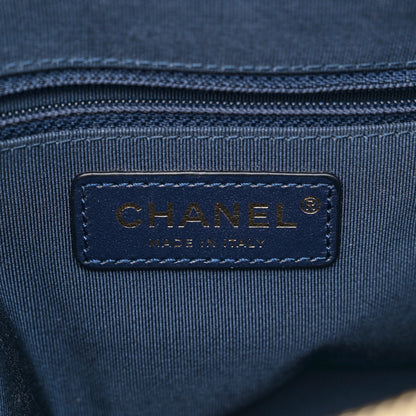 Chanel Caviar Quilted Large In & Out Camera Case Navy 8 of 12