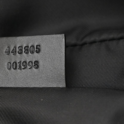Gucci GG Supreme Monogram Web Dome Backpack Black 7 of 15