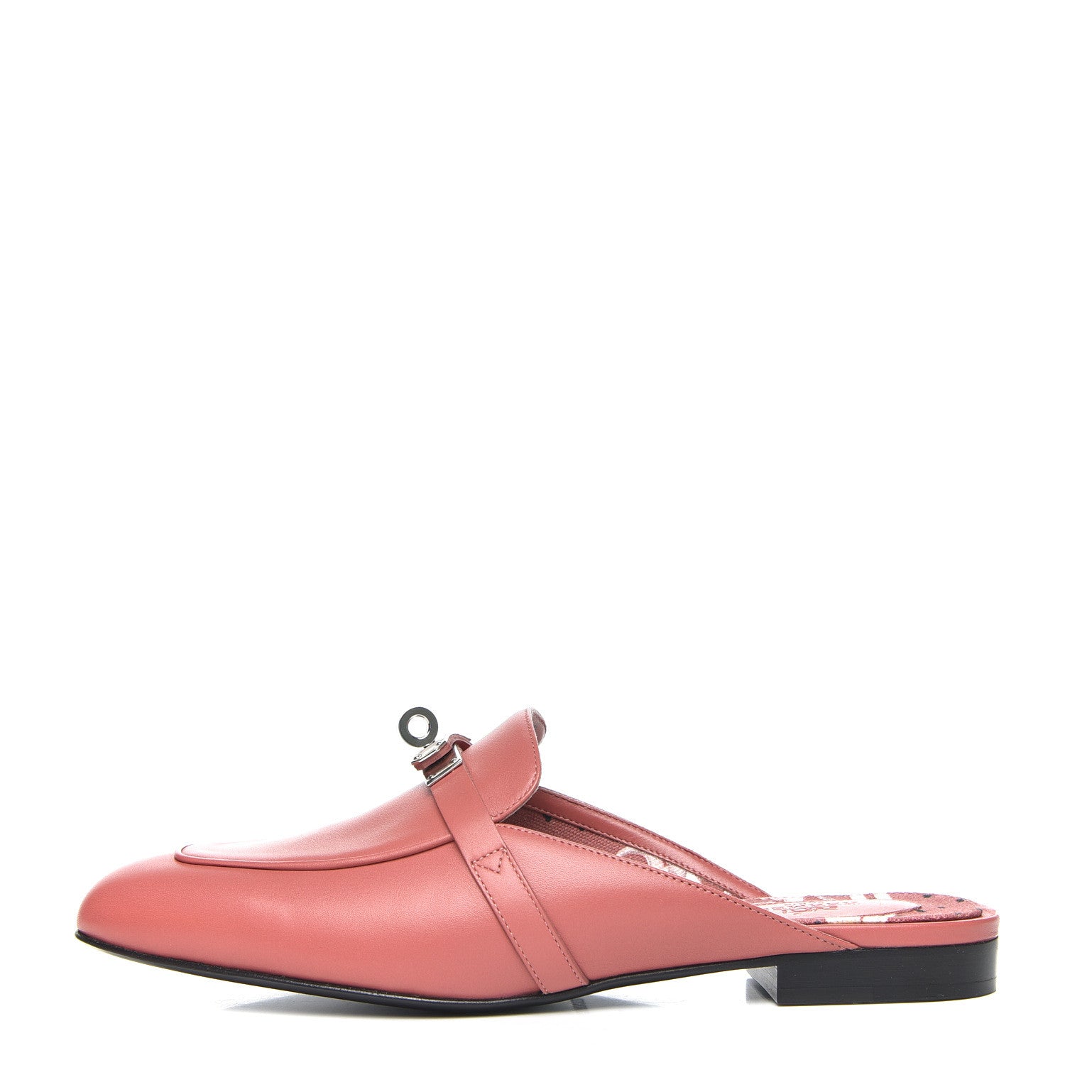 Hermes Calfskin Oz Mules 39 Rouge Blush 1 of 9