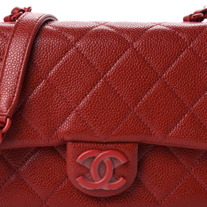 Chanel Caviar Quilted Mini Incognito Square Flap Red 10 of 10