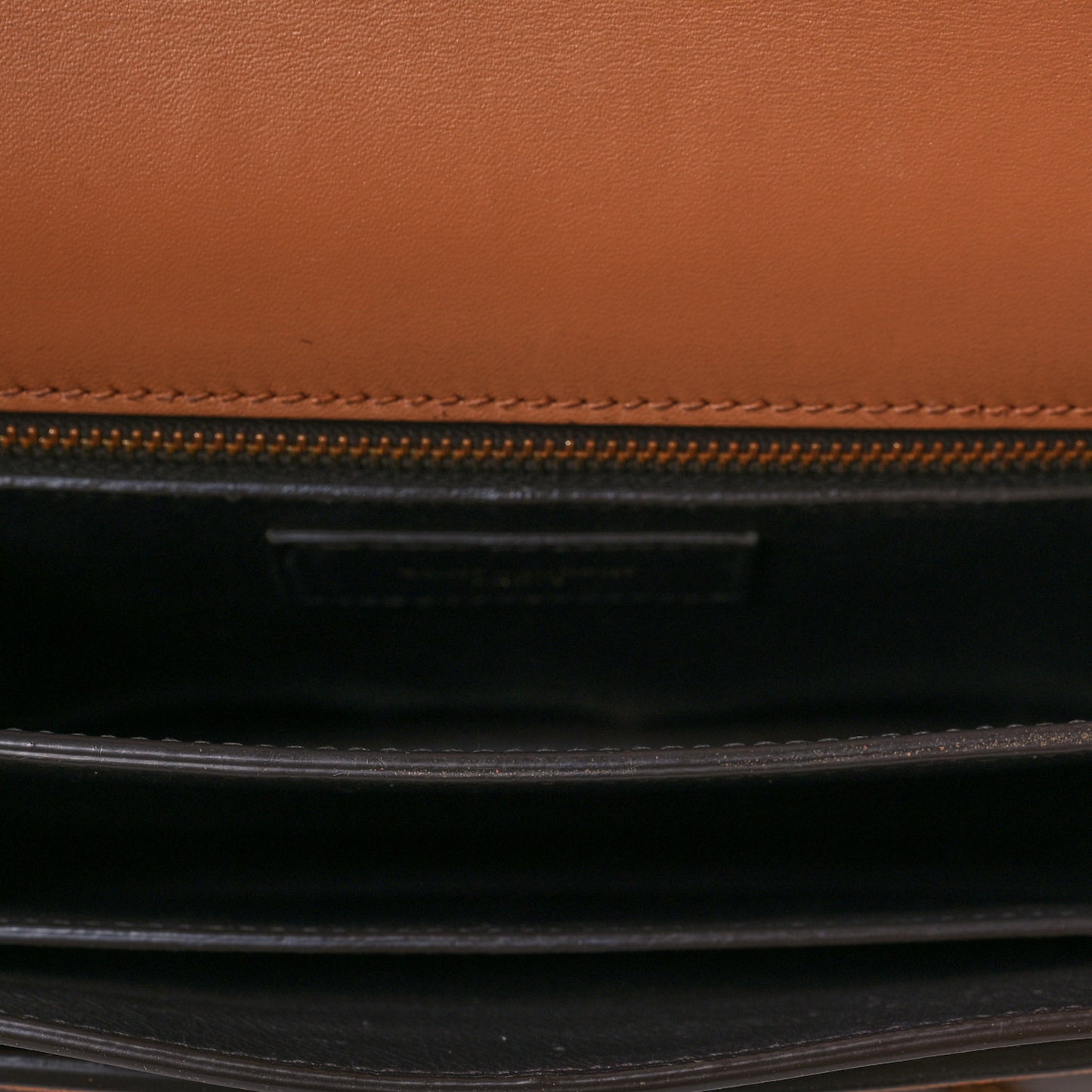 Smooth Calfskin Suede Monogram Cassandra Clasp Bag Brown