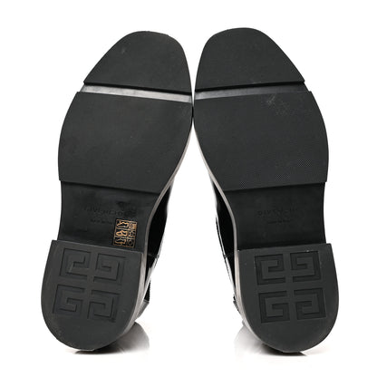 Givenchy Patent Logo Chelsea Boots 38 Black 6 of 9