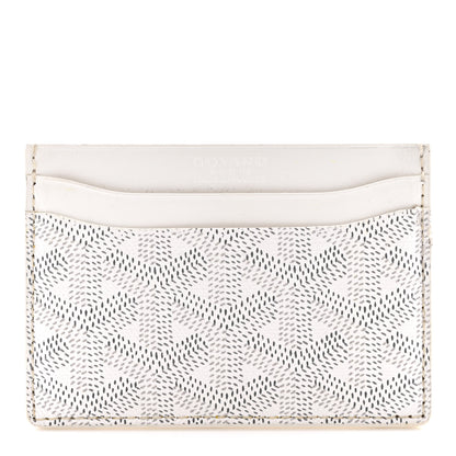 Goyard Goyardine Saint Sulpice Card Holder White 1 of 11
