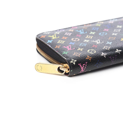 Louis Vuitton Monogram Multicolor Zippy Wallet Black Grenade 8 of 9