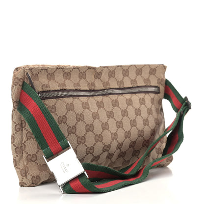 Gucci Monogram Web Belt Bag Dark Brown 3 of 11