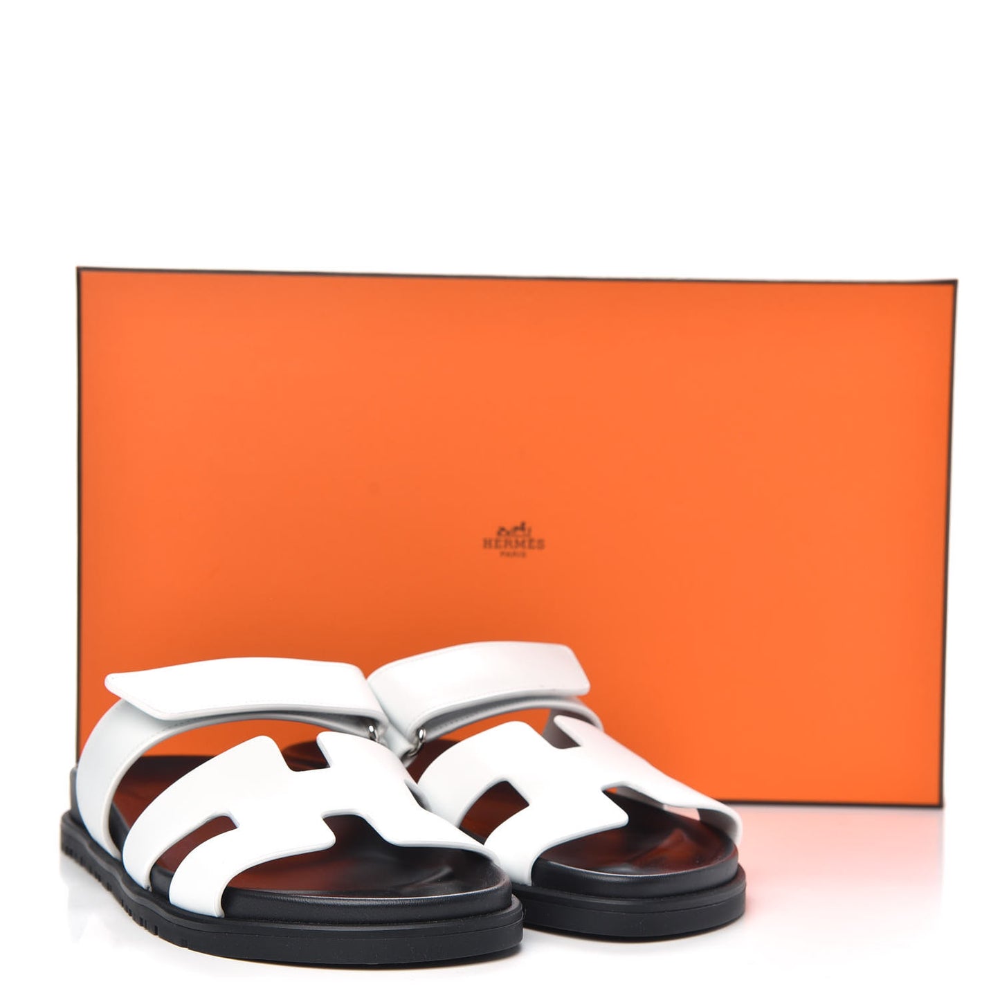 Calfskin Womens Chypre Sandals 37.5 White