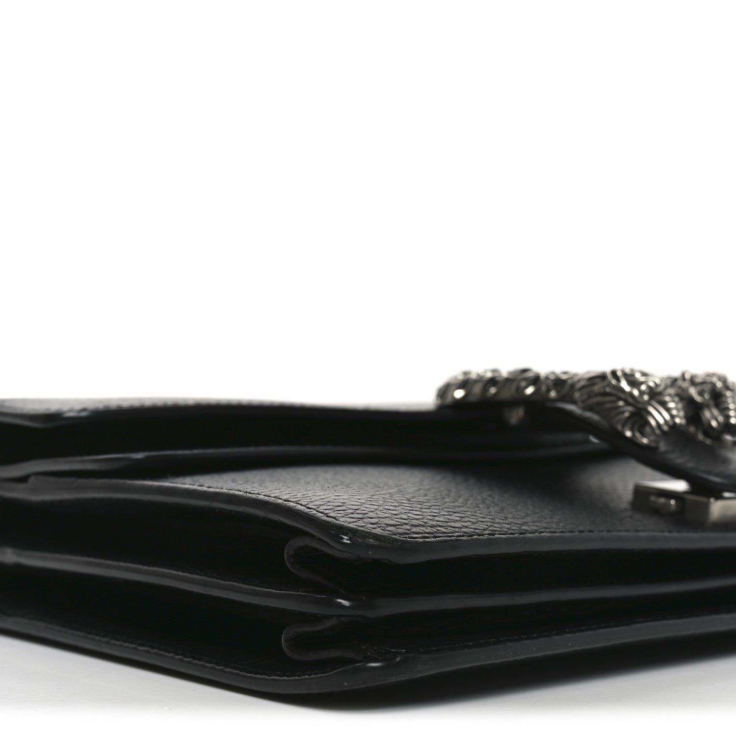 Gucci Pebbled Calfskin Small Dionysus Shoulder Bag Black 9 of 10