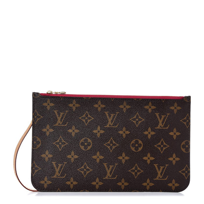 Louis Vuitton Monogram Neverfull MM GM Pochette Pivoine 1 of 7