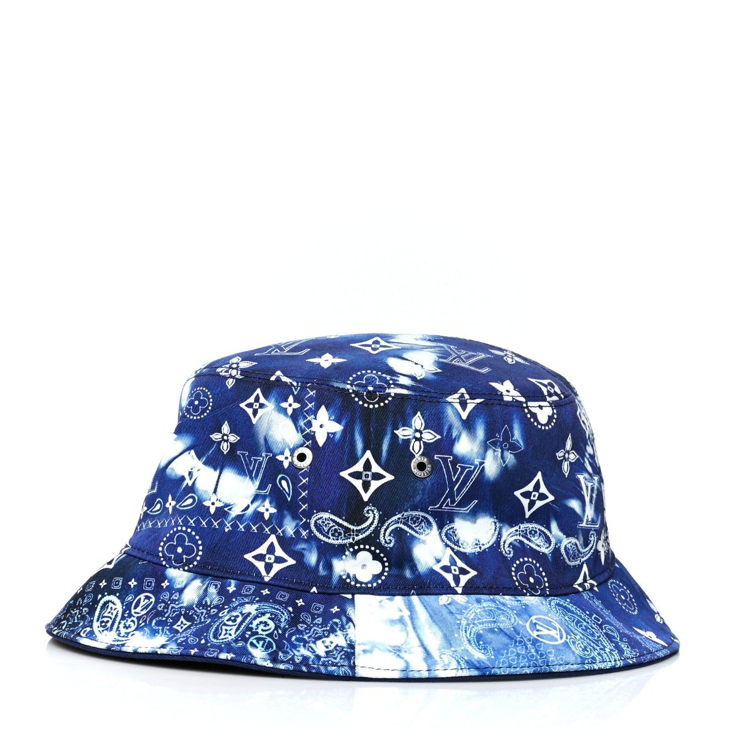 Monogram Bandana Bucket Hat 58 Blue