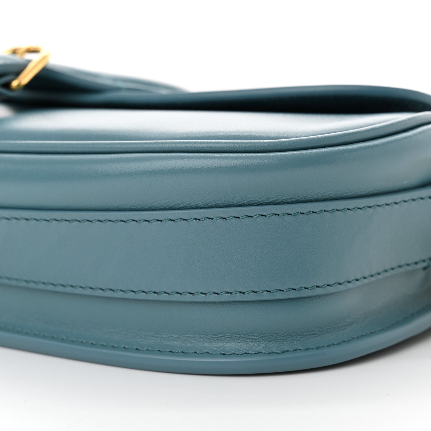 Box Calfskin East West Bobby Bag Blue