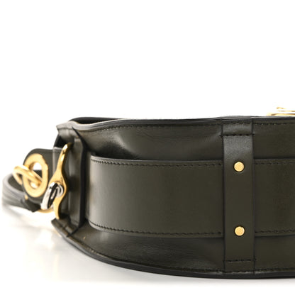 Chloe Calfskin Suede Large Tess Bag Deep Forest 9 of 14