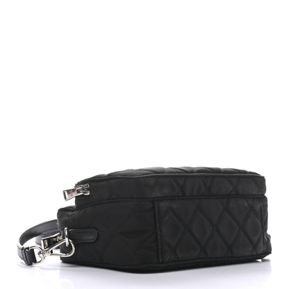 Prada Nylon Tessuto Impuntu Quilted Crossbody Bag Black 4 of 10