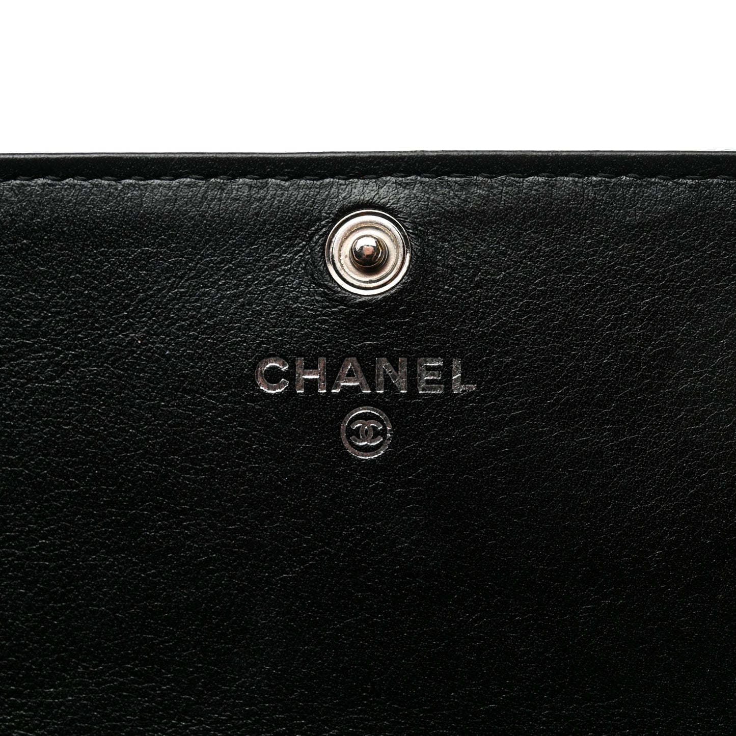 Caviar Sevruga Long Flap Wallet Black