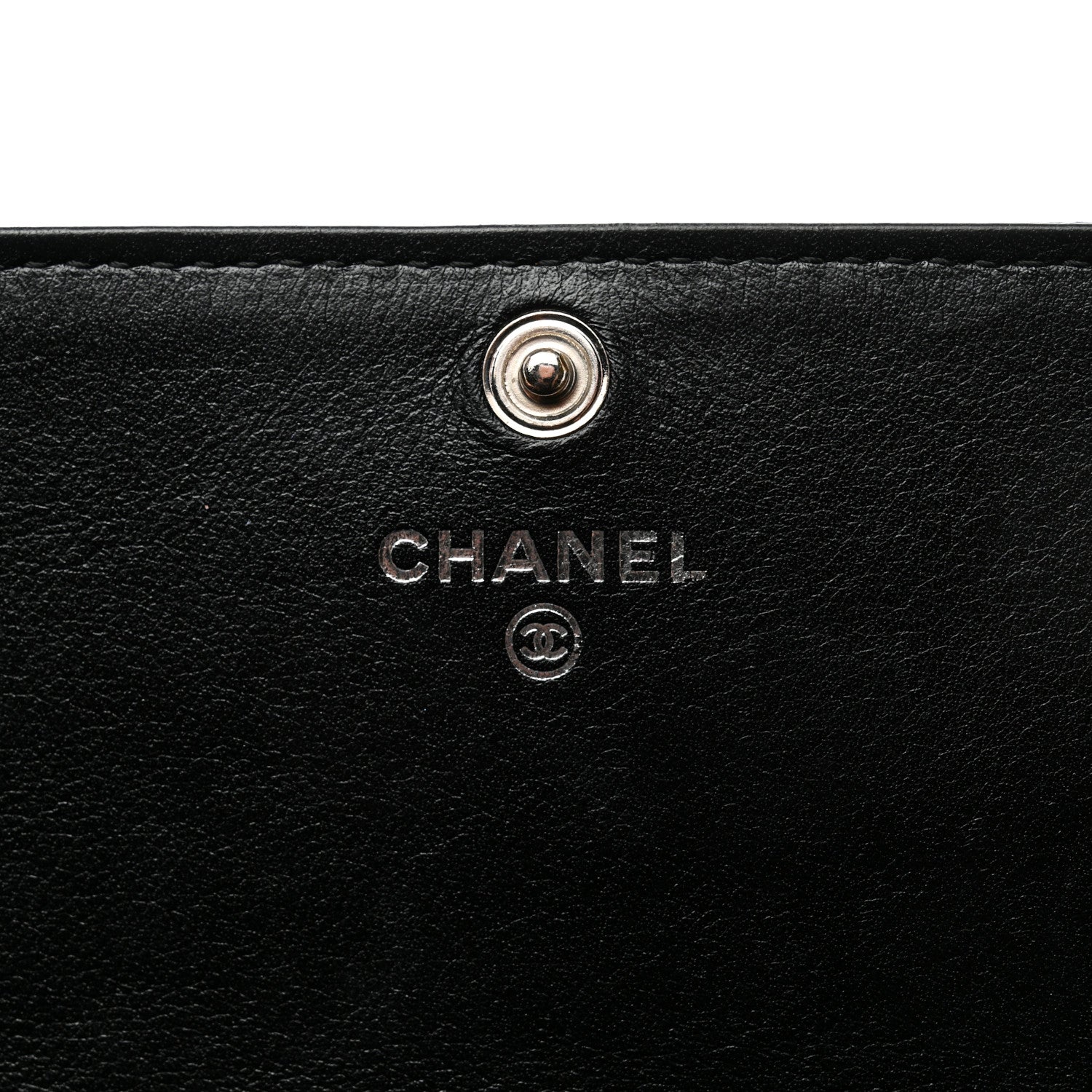 Chanel Caviar Sevruga Long Flap Wallet Black 5 of 11