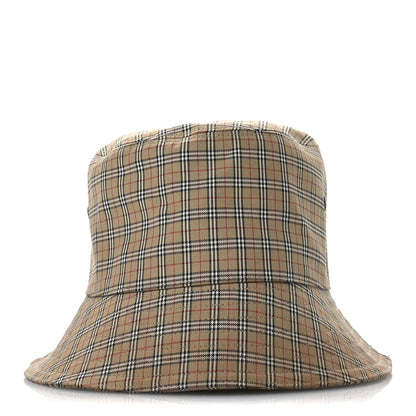Burberry Technical Cotton Micro Check Bucket Hat L Archive Beige 6 of 10