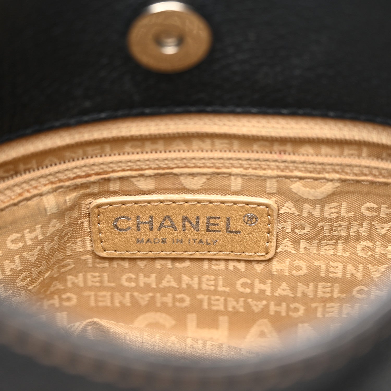 Chanel Grained Calfskin Tassel Hobo Black 6 of 13
