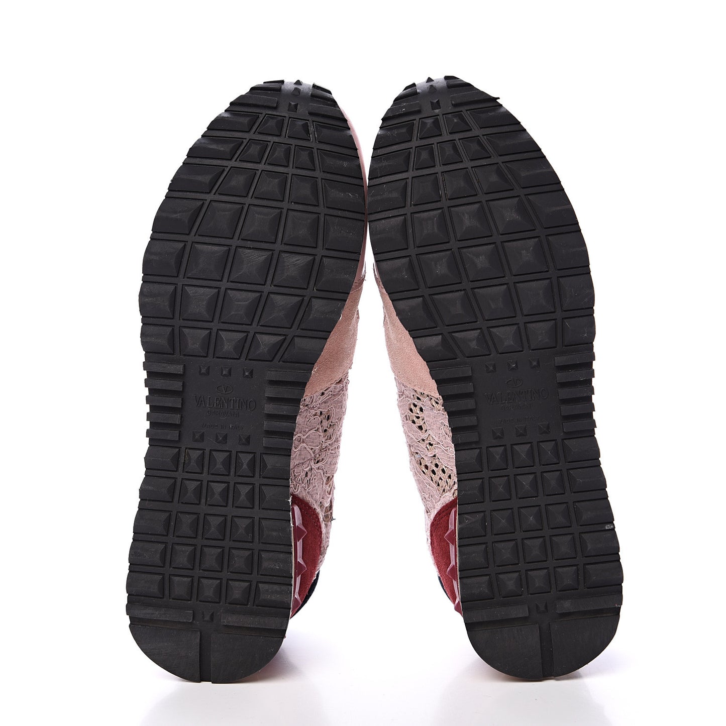 Macrame Lace Suede Womens Rockrunner Sneakers 36 Water Rose Multicolor