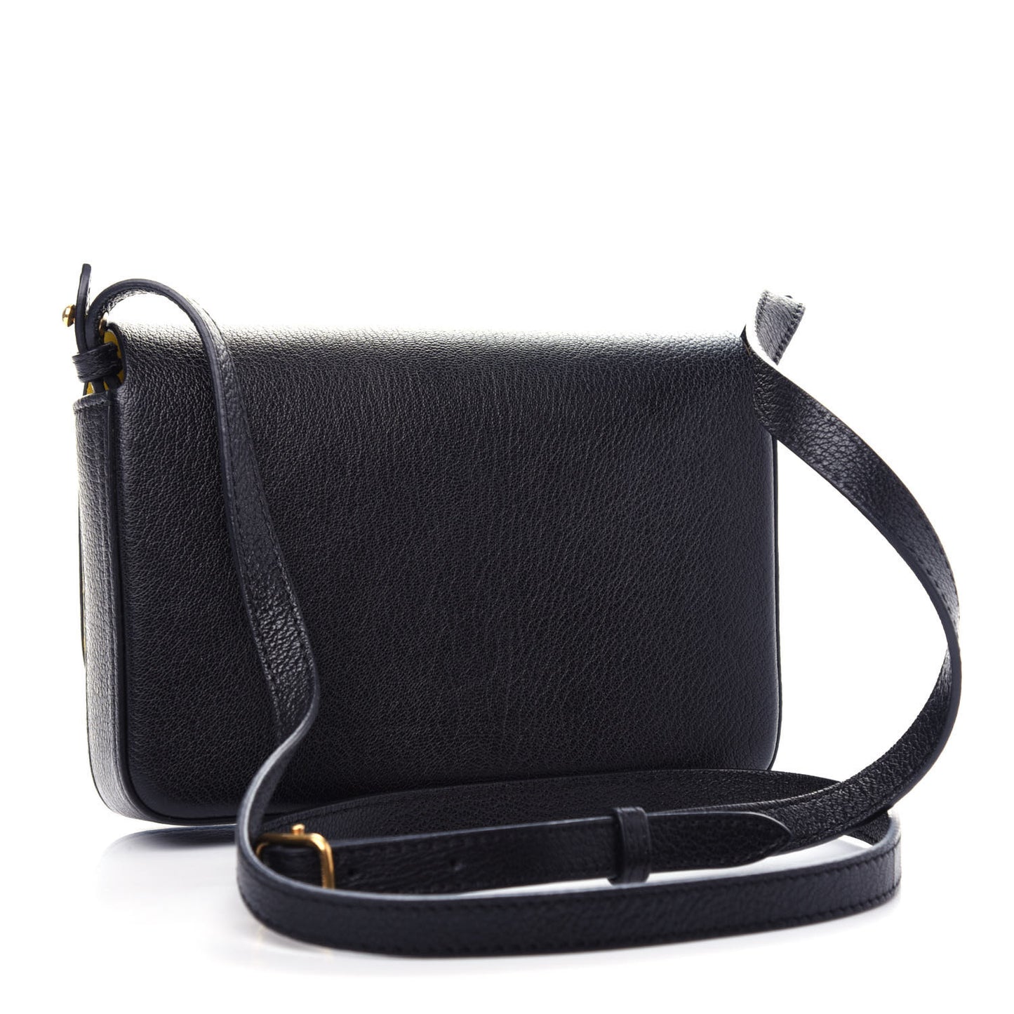 Goatskin Hampshire Crossbody Black