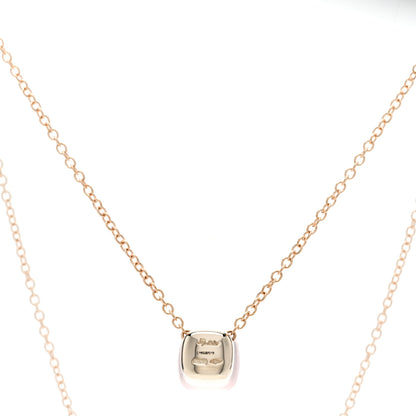 Pomellato 18K Rose Gold Rose Quartz Nudo Classic Pendant Necklace 5 of 6