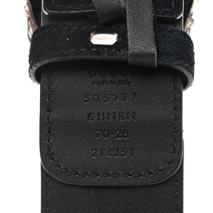 Gucci GG Supreme Monogram Suede Dionysus 40mm Belt 70 28 Beige Black 4 of 7