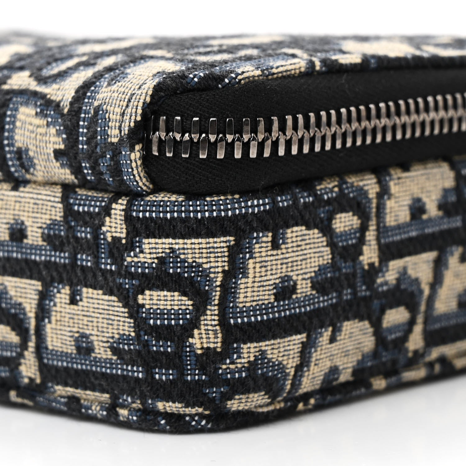 Christian Dior Oblique Pouch Navy Blue 12 of 12