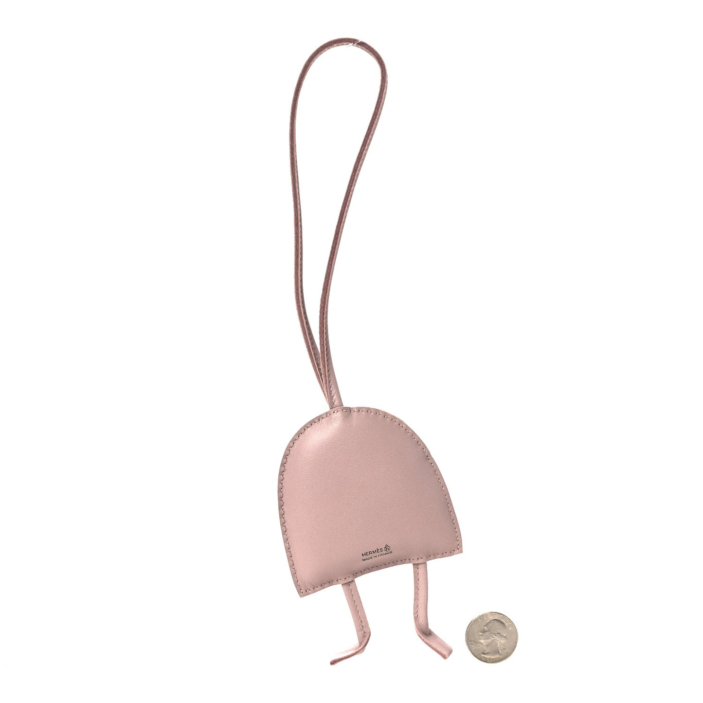 Lambskin Silk Petit H Hibouton Charm